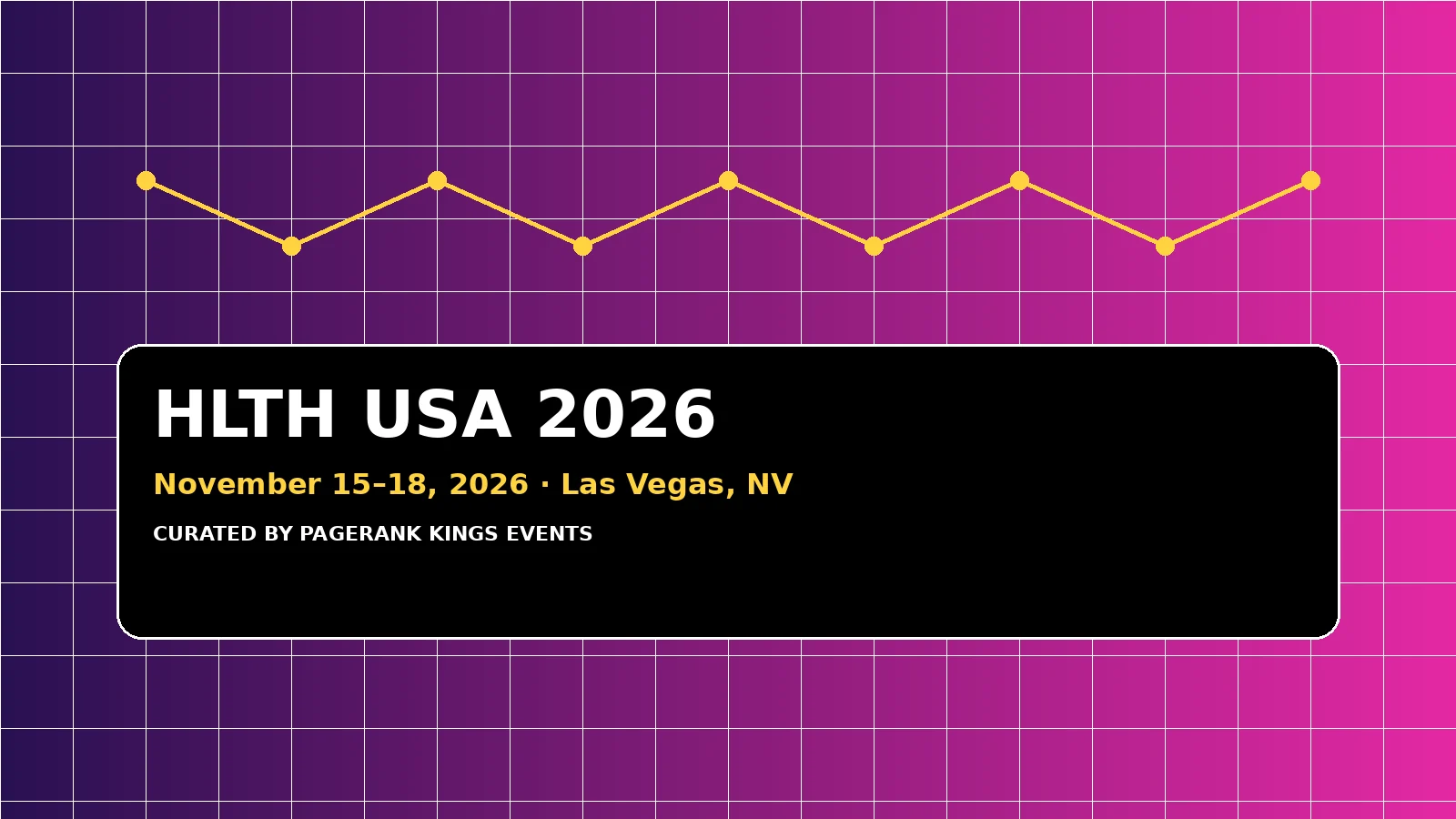 HLTH USA 2026 event guide